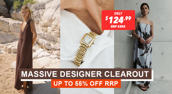 Shop the Massive Designer Clearout - Up to 55% Off RRP sale