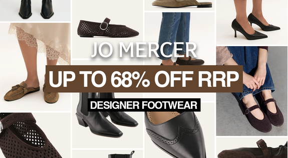 Shop the Jo Mercer Designer Footwear - Up to 68% Off RRP sale