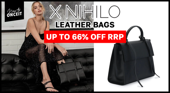 Shop the New to Once it Xnihilo Leather Bags Up to 66% off RRP! sale