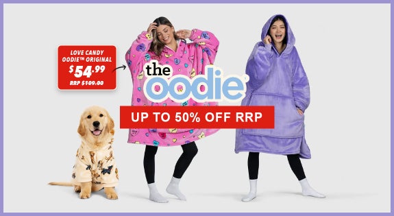 Shop the Oodie - Up to 50% Off RRP sale