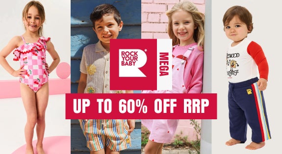 Shop the Rock your Baby Mega Up to 60% off RRP! sale