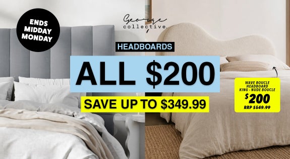 Shop the ALL $200 HEADBOARDS - ENDS MIDDAY MONDAY! sale