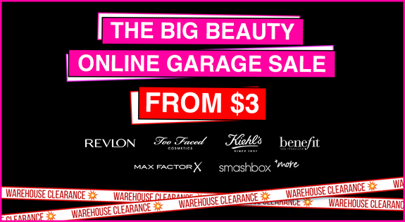 Shop the THE BIG BEAUTY ONLINE GARAGE SALE FROM $3 sale