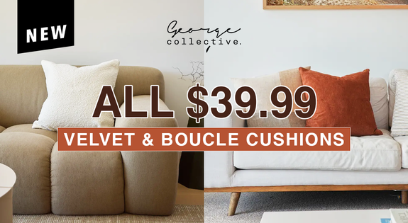 Shop the NEW! Velvet & Boucle Cushions ALL $39.99! sale