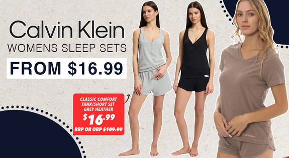 Shop the Calvin Klein Womens Sleep Set - From $16.99 sale