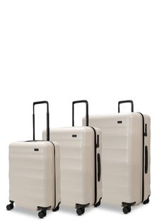 Explorer Luna-Air 55cm, 63cm & 74cm Hardside Luggage Set Oat