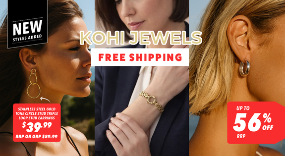 Shop the Kohi Jewels - New Styles Added! + Free Shipping - Up To 56% Off RRP sale