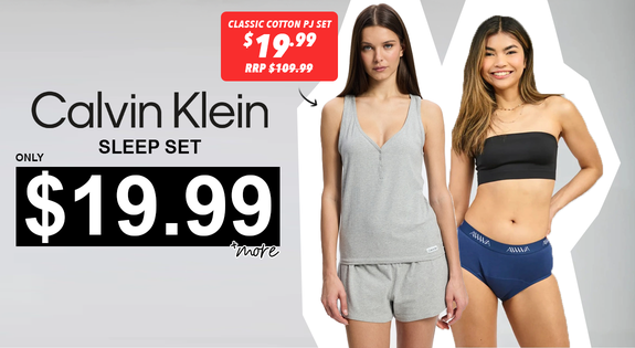 Shop the Calvin Klein Sleep Set Only $19.99 & More sale