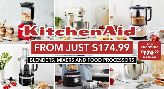 Shop the KitchenAid Mixers, Blenders & Food Processors - FROM JUST $174.99! sale