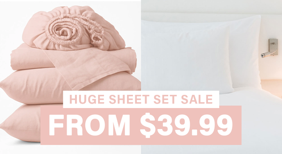Shop the Huge Sheet Set Sale from $39.99 sale