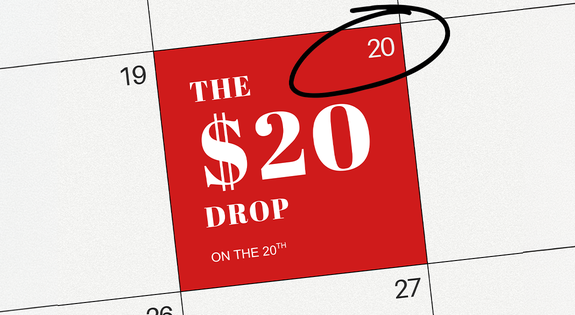Shop the THE $20 DROP on the 20th sale