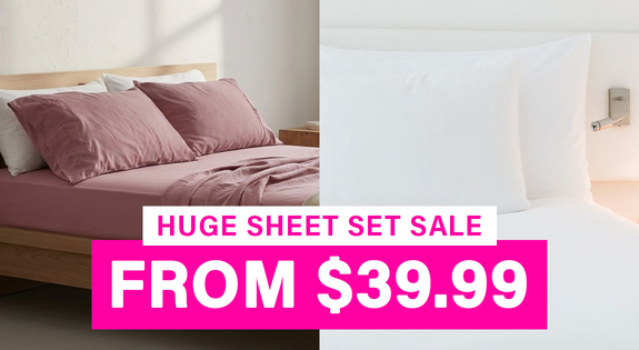 Shop the Huge Sheet Set Sale from $39.99 sale