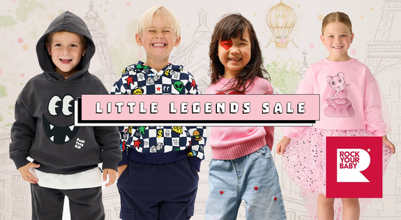 Shop the Rock Your Baby: Little Legends Sale! sale
