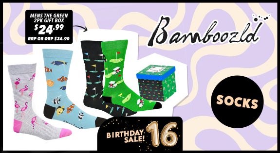 Shop the Bamboozld Socks Birthday Sale! sale
