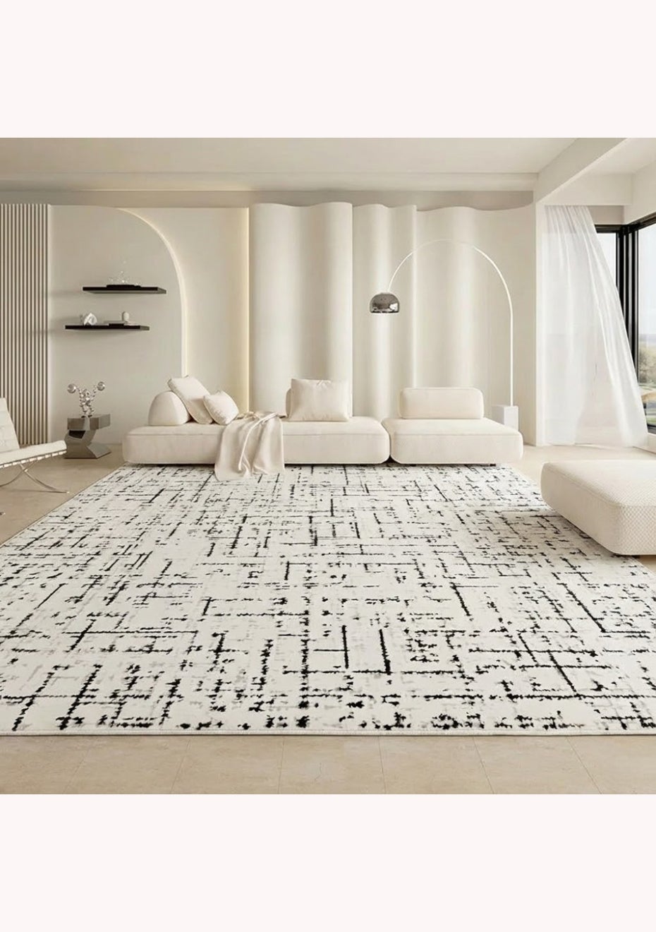 Area Rug 200x300cm Modern Minimalist Living Room Carpet - Modern Frost ...