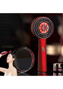 Portable Electric Massage Comb with 3 Modes - Black