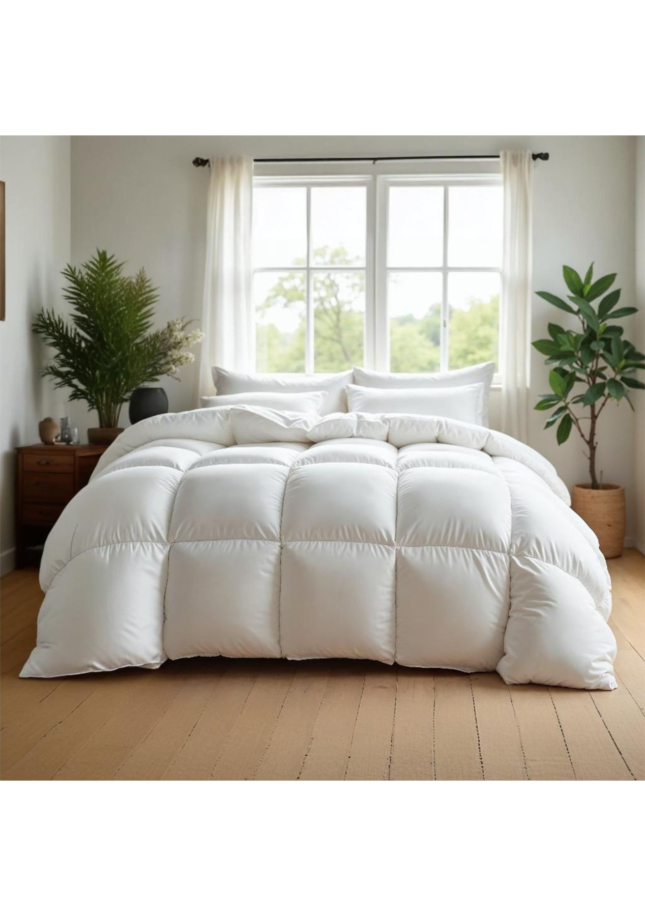 Royal Comfort - Goose Deluxe 50/50 feather and down Quilt 500gsm -King ...