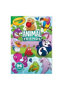 Crayola Animal Friends Coloring Book With Stickers 96 Pages