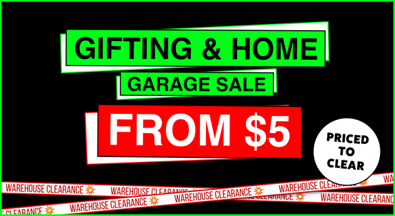 Shop the Gifting & Home Garage Sale From $5 - Priced to Clear sale