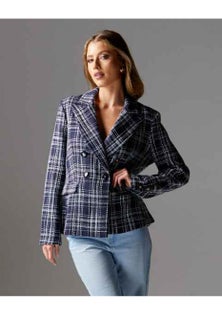 Fate - Bianca Boucle Blazer - Navy