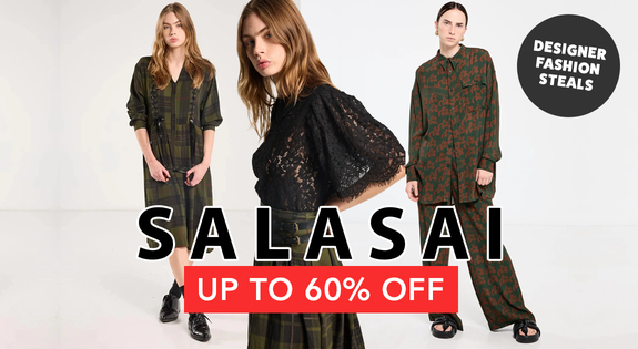 Shop the Salasai Designer Fashion Steals - Up to 60% Off RRP sale