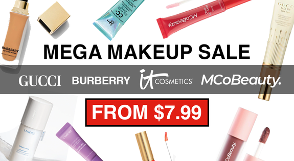 Shop the Mega Makeup Sale - Gucci, Burberry, Mco Beauty & More From $7.99 sale