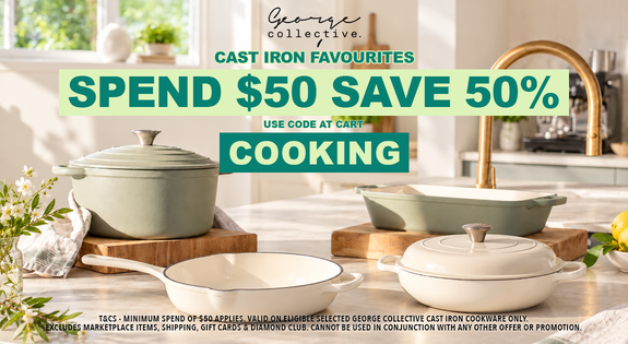 Shop the Best Selling Cast Iron Cookware SPEND $50 SAVE 50% USE CODE: COOKING sale