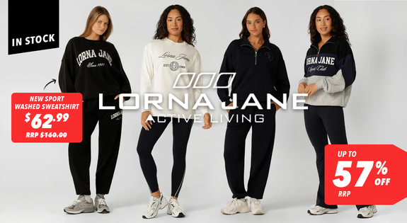 Shop the Lorna Jane In Stock - Up To 57% Off RRP sale