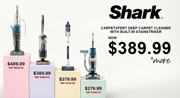 Shop the Shark - CarpetXpert Deep Carpet Cleaner with Built-In StainStriker Now Just 389.99 & More sale