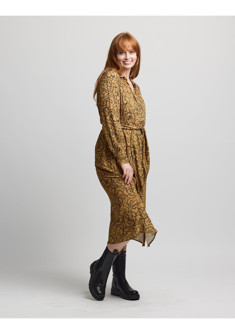 Stella + Gemma - Staten Dress Bronze Peony - Onceit
