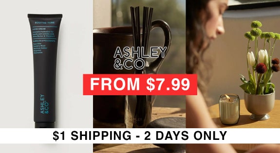 Shop the Ashley & Co - $1 Shipping - 2 Days Only! sale