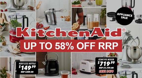 Shop the KitchenAid Mega Appliance Sale – Up to 58% Off RRP sale