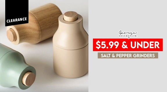 Shop the CLEARANCE- $5.99 & Under Salt & Pepper Grinders sale