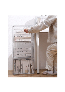 Clear Stackable Plastic Storage Case with Magnetic Lid