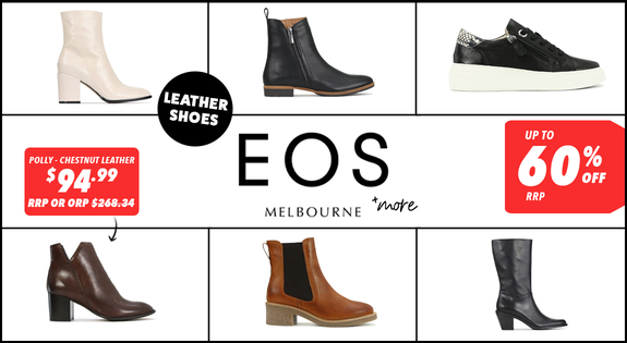 Shop the Leather Shoes From EOS & More - Up To 60% OFF RRP sale