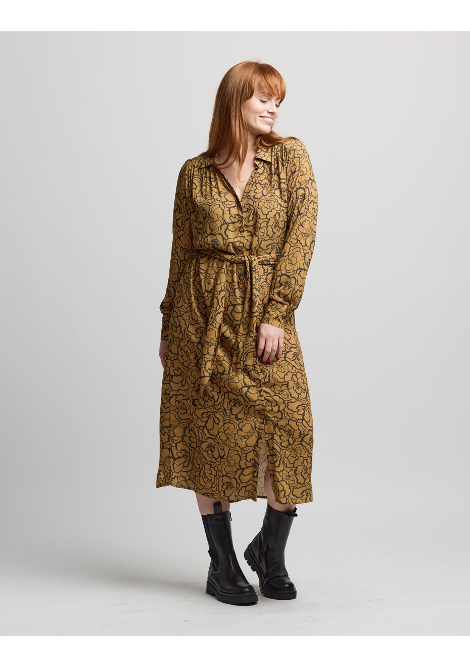 Stella + Gemma - Staten Dress Bronze Peony - Onceit