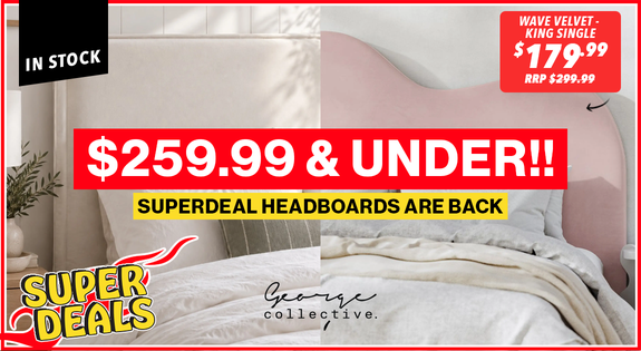 Shop the $259.99 AND UNDER!! SUPERDEAL HEADBOARDS ARE BACK! sale