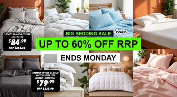 Shop the BIG BEDDING SALE - Up to 60% off RRP! sale