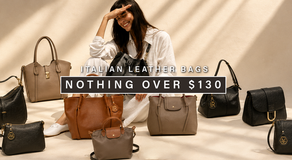 Shop the Italian Leather Bags Factory Sale -Nothing Over $130! sale