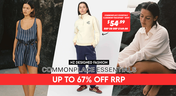 Shop the Commonplace Essentials NZ Designed Fashion - Up to 67% Off RRP sale