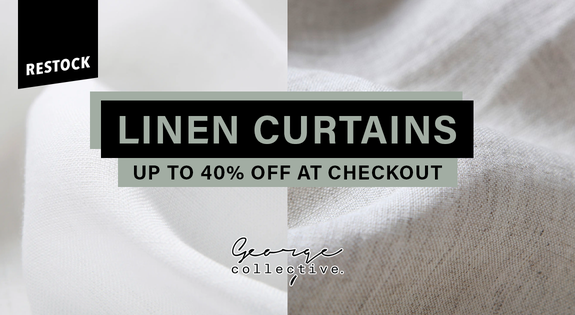 Shop the 100% Linen Curtains - Up to 40% off at Checkout! RESTOCK. sale
