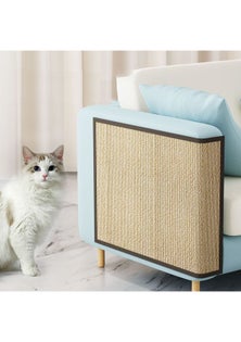 Bamboo Cat Scratcher Sofa Mats Board Cat Scratch for Sharpen Nails Scraper - 50x80cm